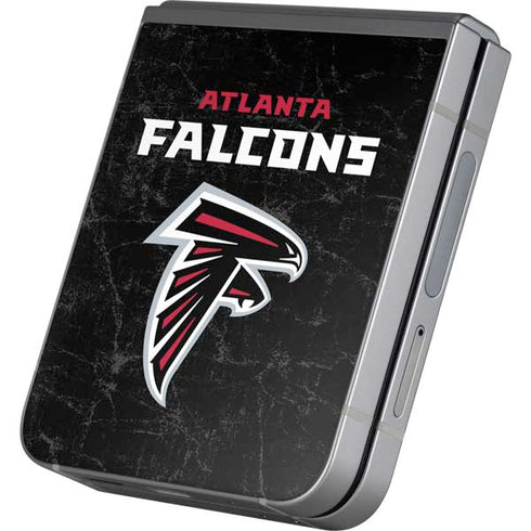 NFL Atlanta Falcons Distressed Galaxy Z Flip6 Skin